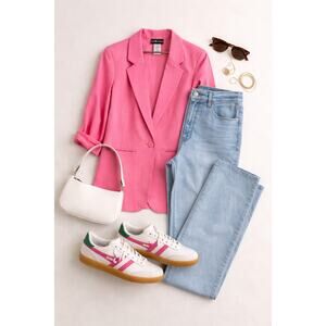 Vintage Sag Harbor Hot Pink Blazer | Size 16